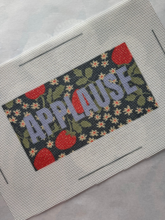 APPLAUSE Needlepoint Canvas – Printed 13 Mesh STRAWBERRIES