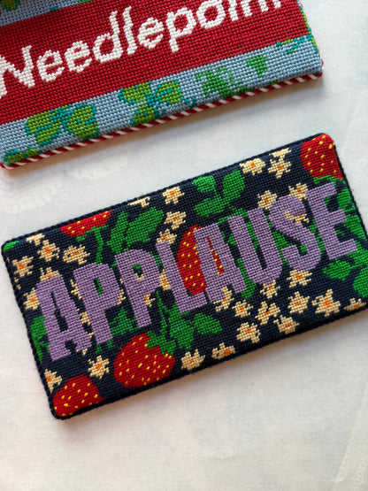 APPLAUSE Needlepoint Canvas – Printed 14 Mesh STRAWBERRIES