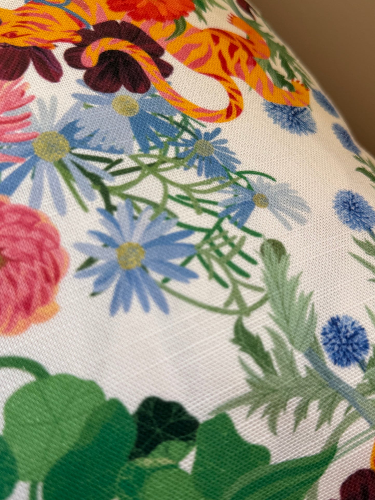 Premium Linen Pillow, JARDÍN DE LOS JEFES