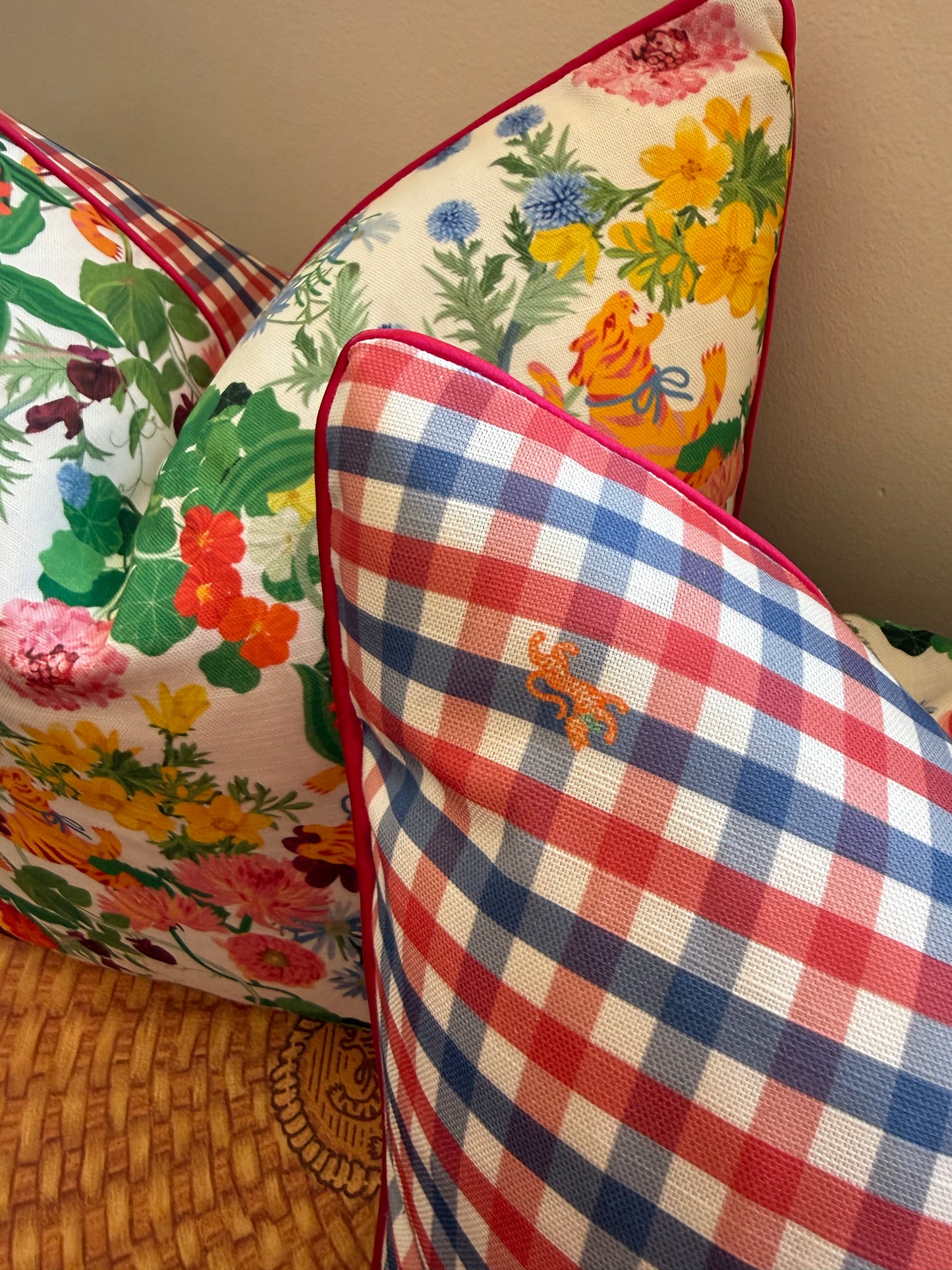 Premium Linen Pillow, JARDÍN DE LOS JEFES