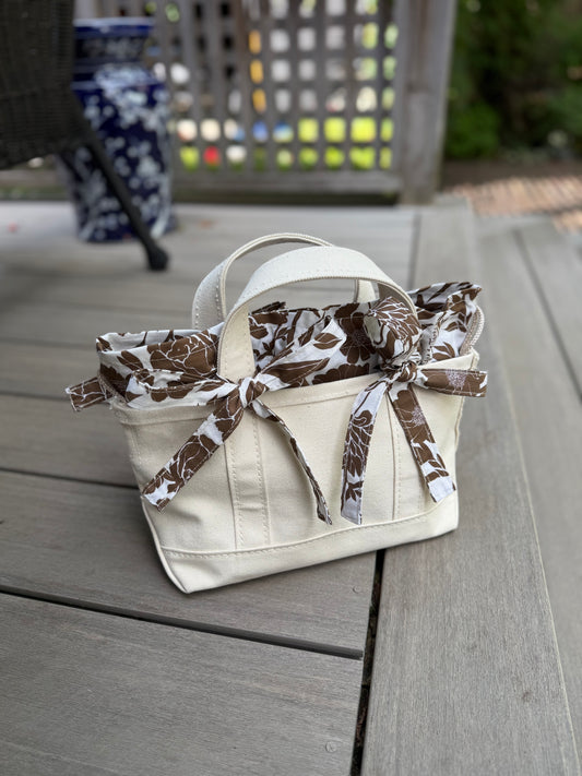 Tie-On Insert, COCONUT PEONIES, MINI