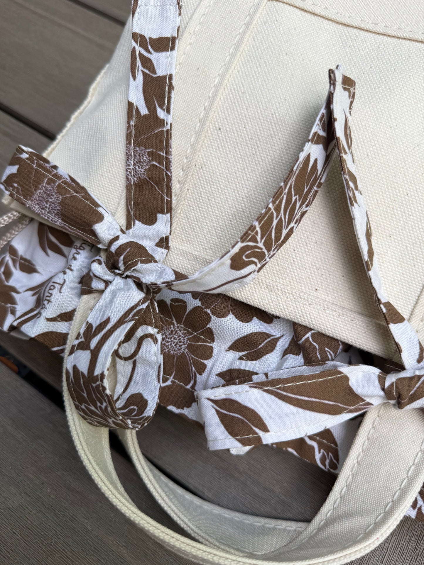 Tie-On Insert, COCONUT PEONIES, MINI
