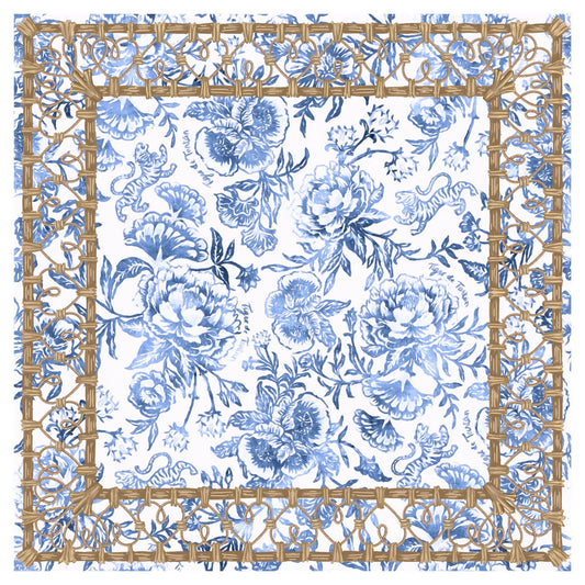 July 15 @4pm central: Mahjong Gaming Mat, CHINOISERIE DENIM