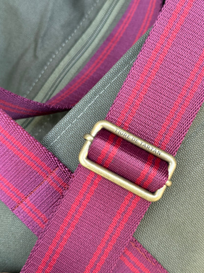 The Mahjong Field Bag, NAVY/NATURAL OR OLIVE — view 4 of 14