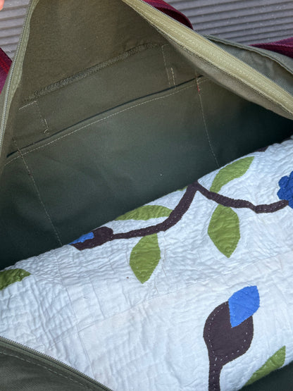 The Mahjong Field Bag, NAVY/NATURAL OR OLIVE — view 11 of 14