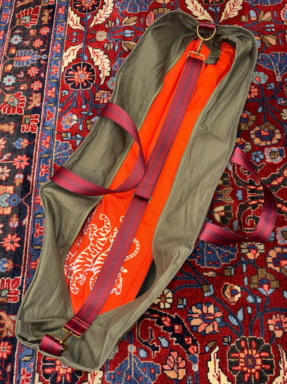 The Mahjong Field Bag, NAVY/NATURAL OR OLIVE — view 12 of 14
