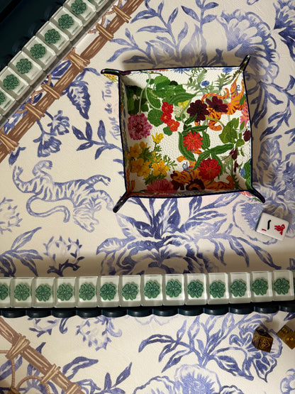 Mahjong Gaming Mat, CHINOISERIE DENIM — view 8 of 8