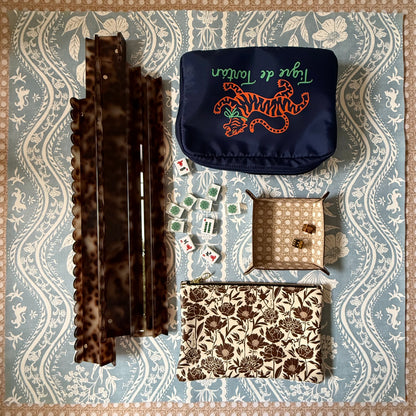 Mahjong Gaming Mat, DOMINO FADED CAROLINA — view 10 of 10