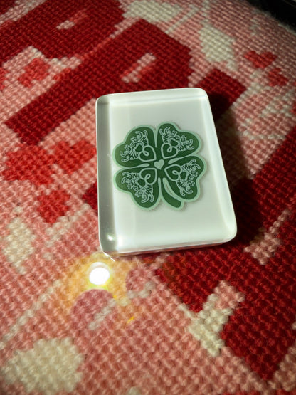 RETURNS IN JULY -House Clovers: Classic American Mahjong Tile Set with Signature Clover Logo — view 15 of 20