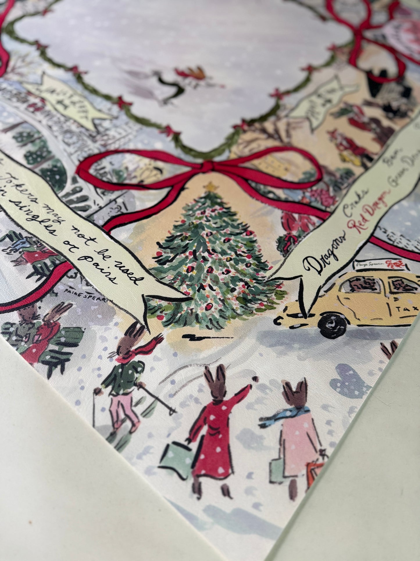 Paige Spearin Gaming Mat, "Manhattan Holiday" **RULES EDITION**