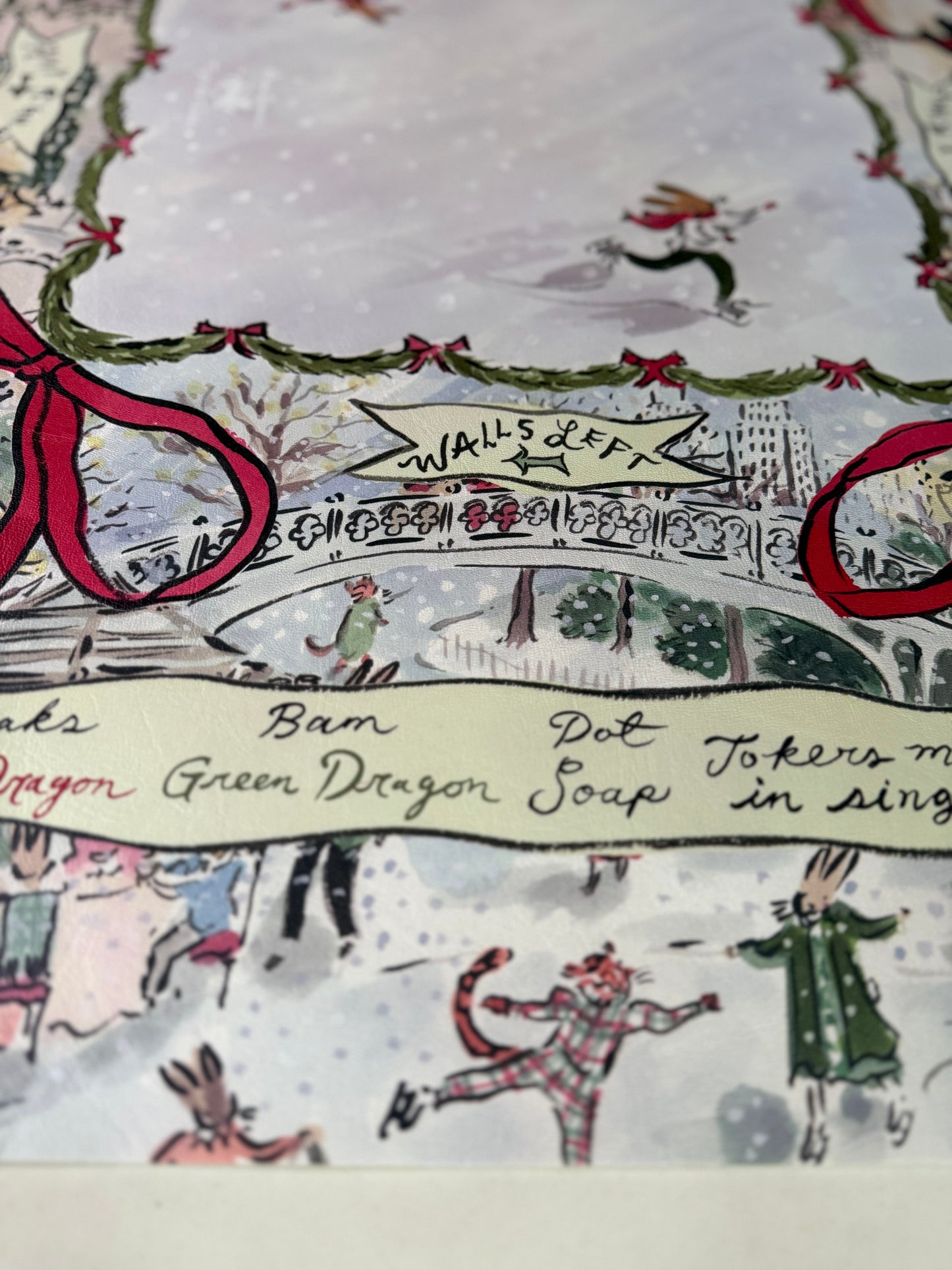 Paige Spearin Gaming Mat, "Manhattan Holiday" **RULES EDITION**