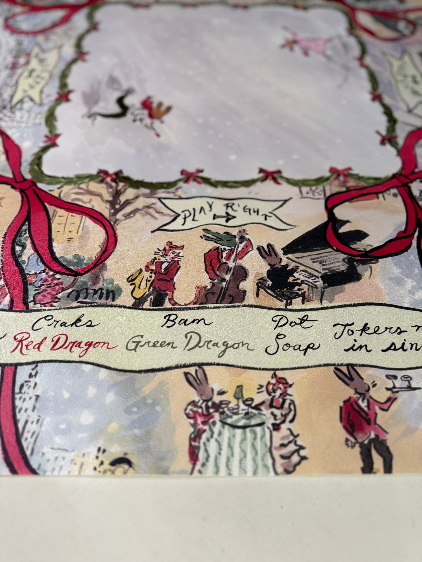 Paige Spearin Gaming Mat, "Manhattan Holiday" **RULES EDITION**