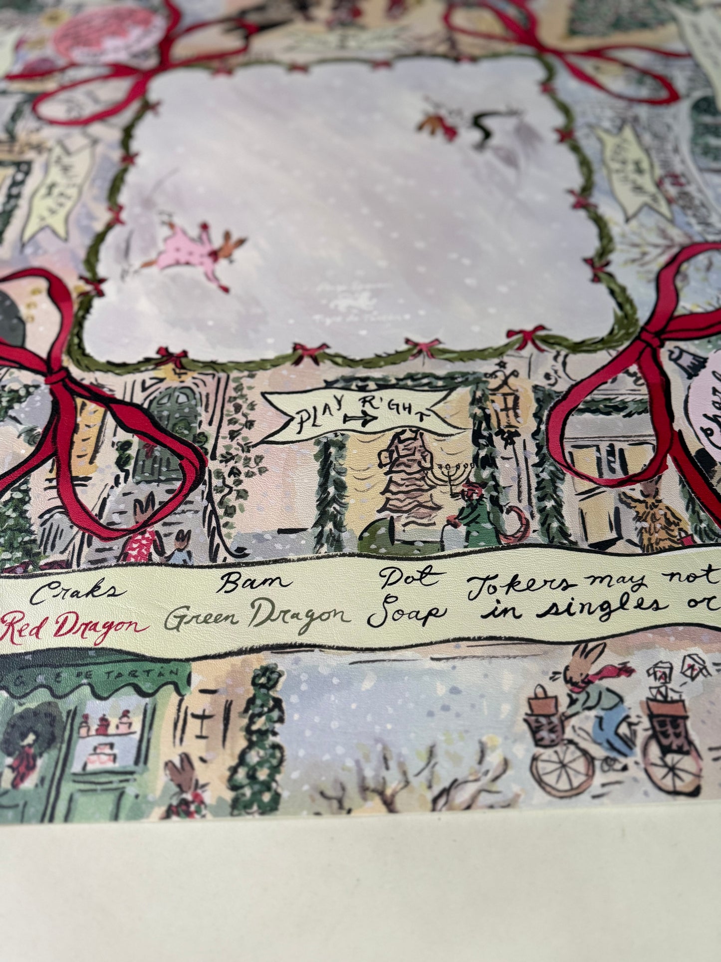 Paige Spearin Gaming Mat, "Manhattan Holiday" **RULES EDITION**