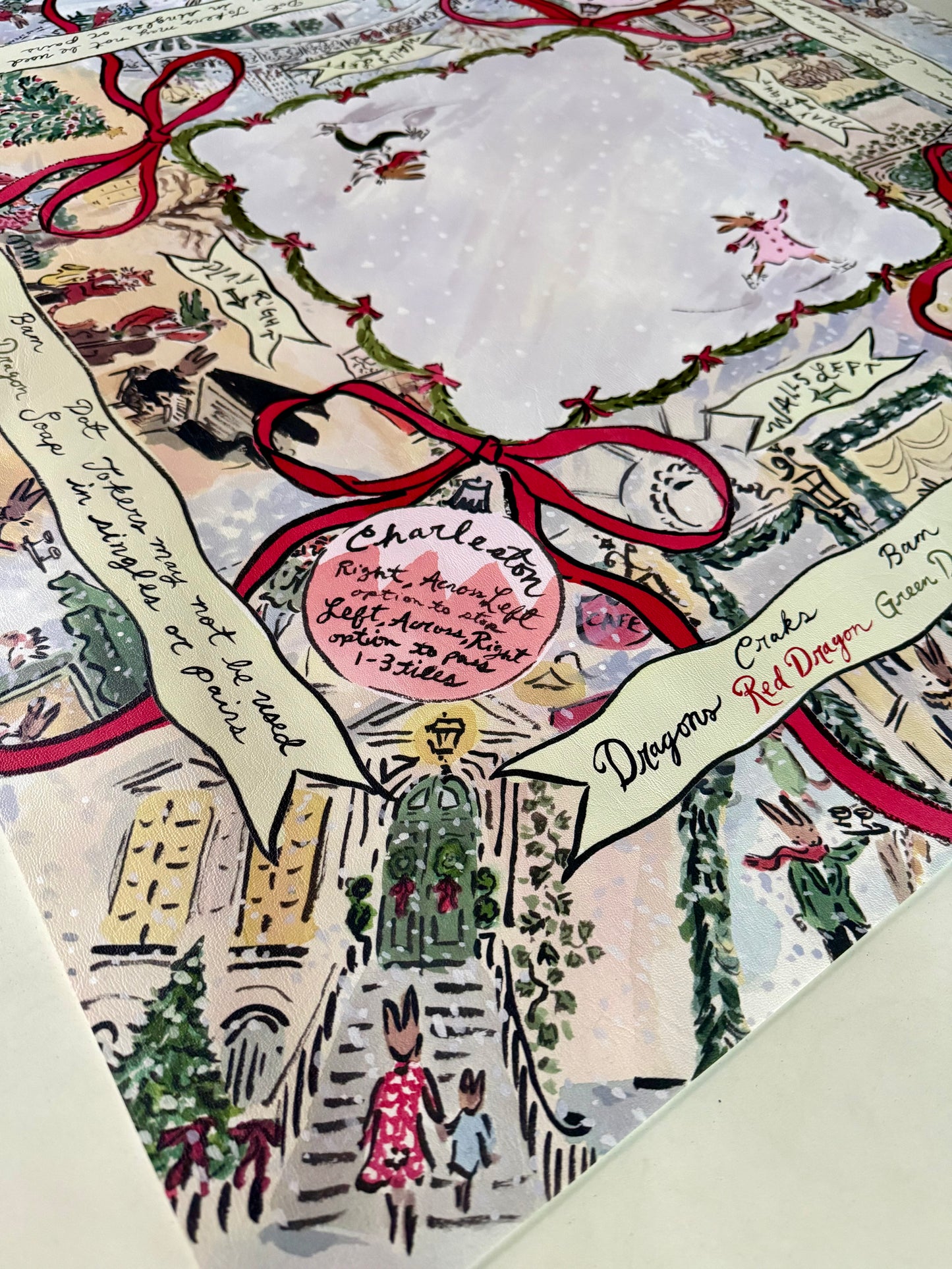 Paige Spearin Gaming Mat, "Manhattan Holiday" **RULES EDITION**