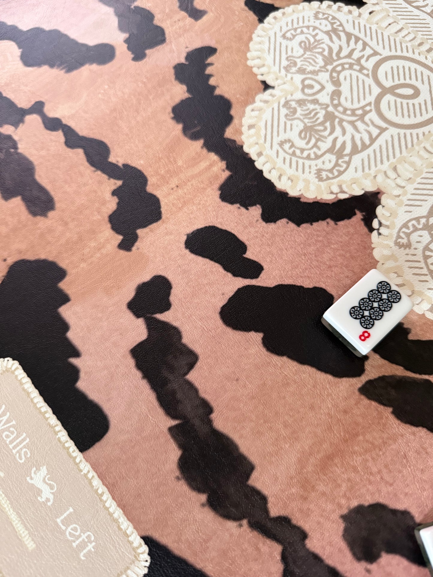 Mahjong Gaming Mat, EL TIGRE ** RULES EDITION***