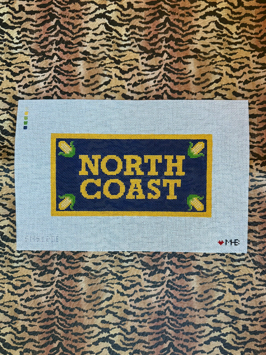 North Coast Hand Painted Needlepoint Canvas