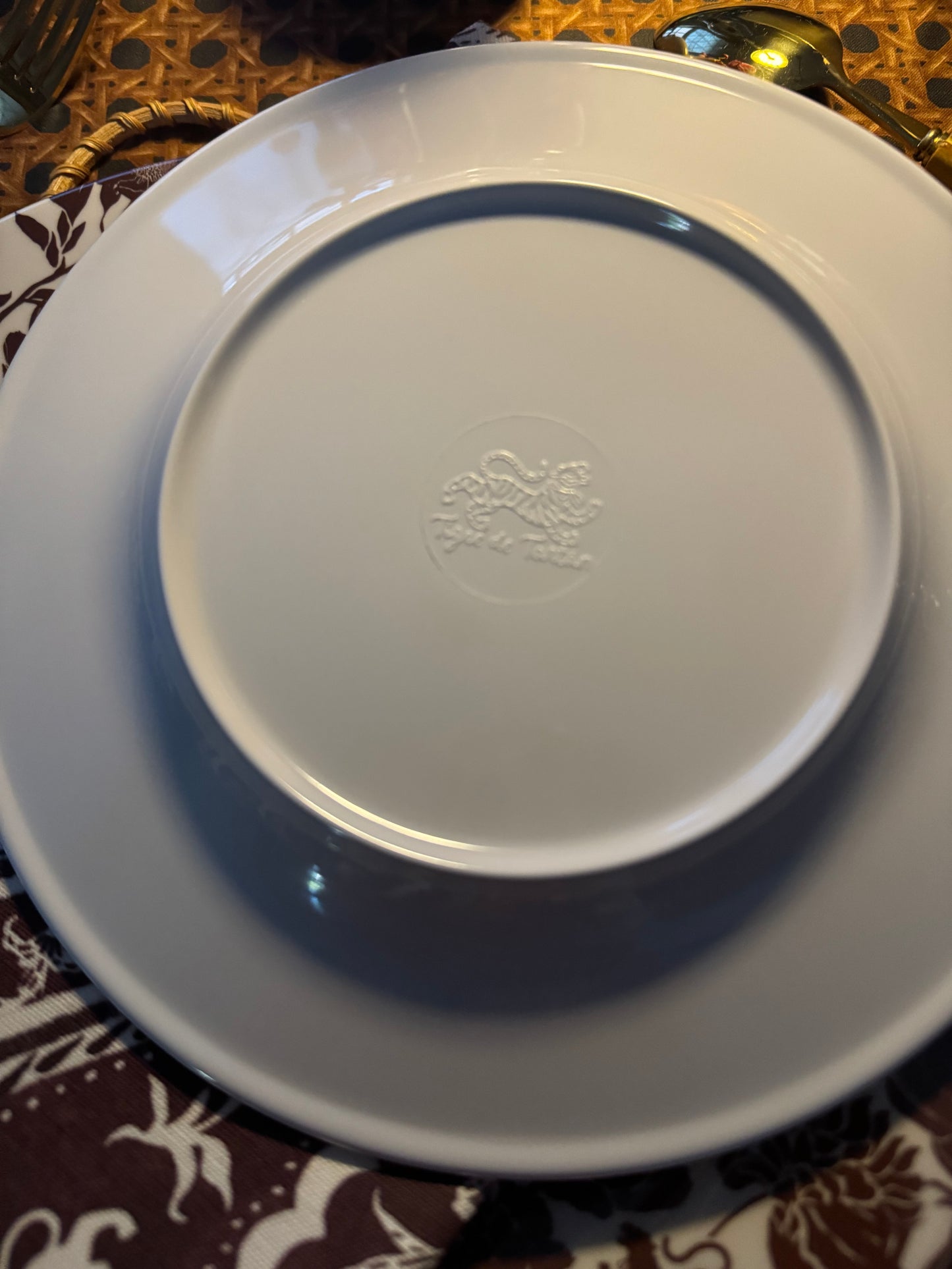 8" Melamine Salad/Dessert Plate, COCONUT PEONY, Set of 4