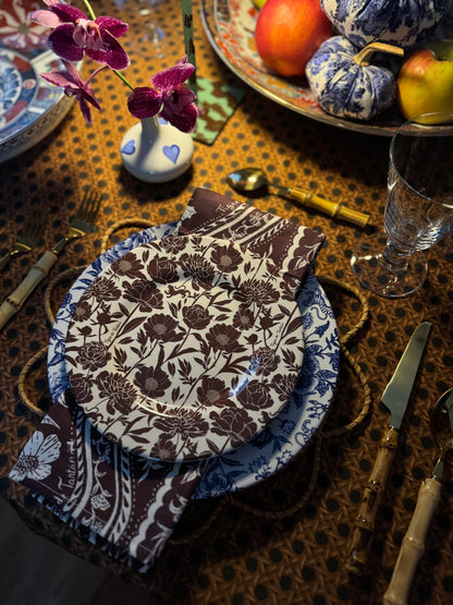 8" Melamine Salad/Dessert Plate, COCONUT PEONY, Set of 6 — view 3 of 10