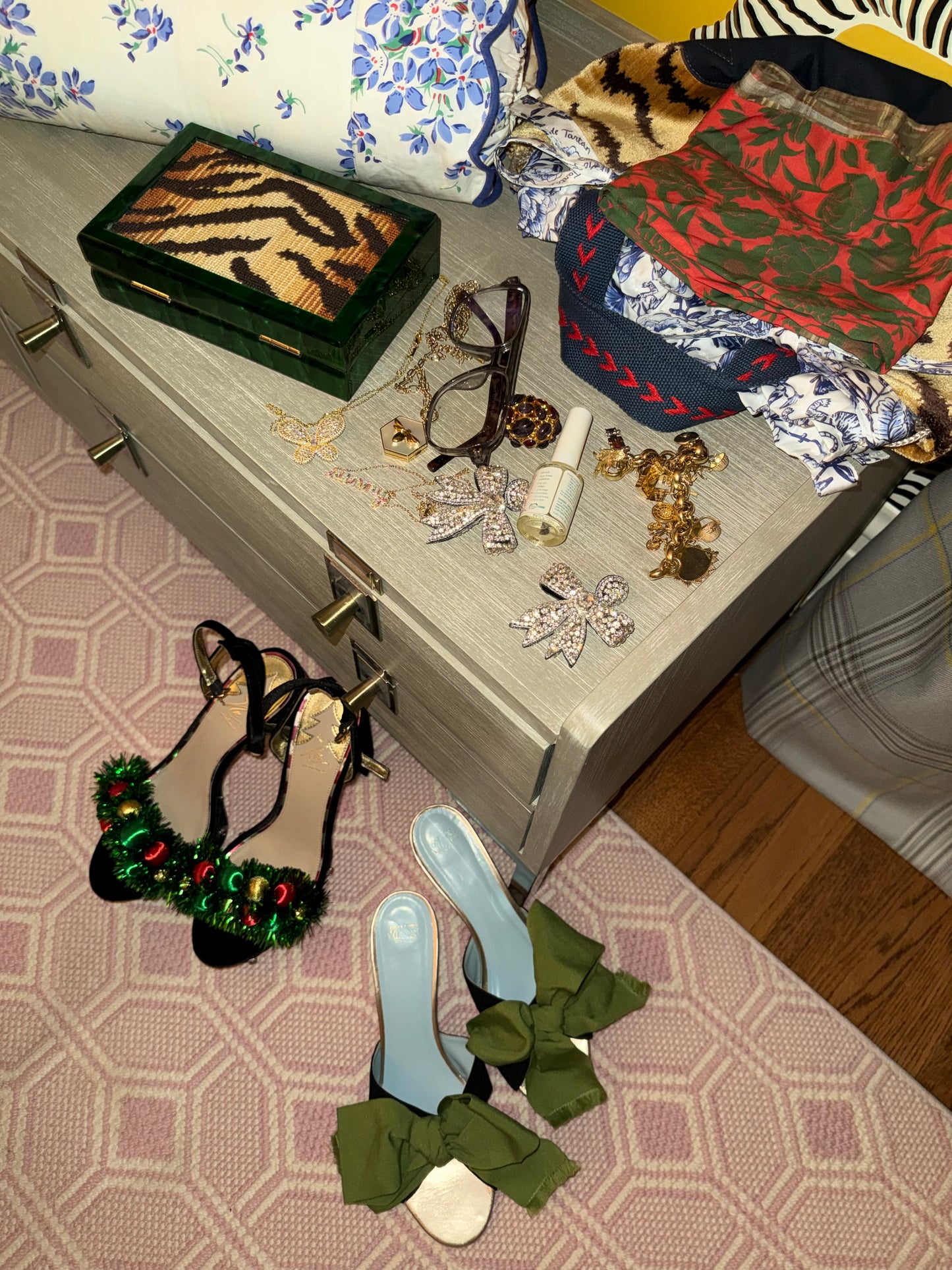 Self-Finishing Acrylic Clutch with Built-In Needlepoint Canvas- VARIOUS COLORS