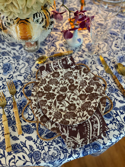 10" Melamine Dinner Plate, COCONUT PEONY, Set of 6 — view 3 of 9