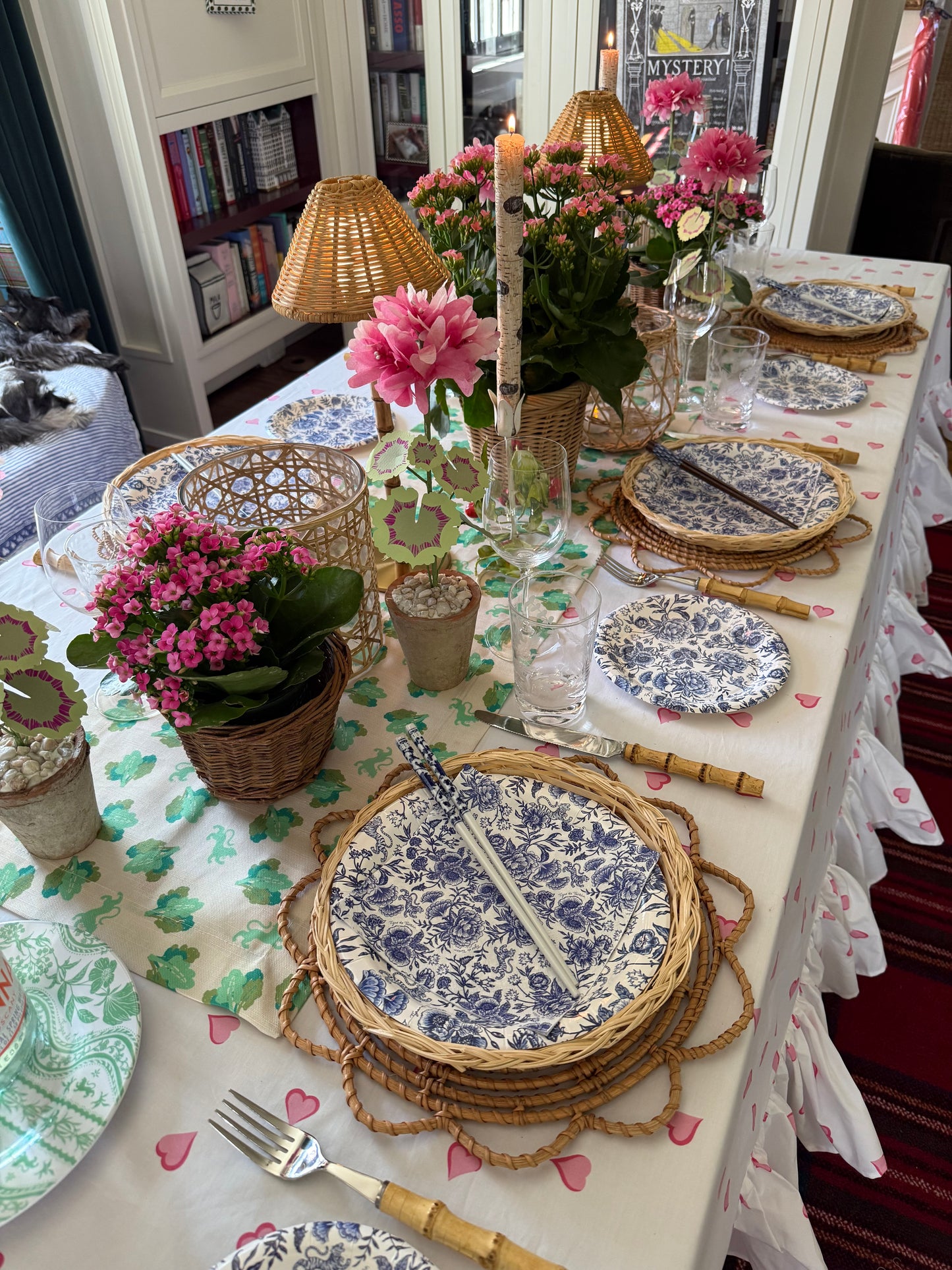 NEW! Chinoiserie Bleu 7" Paper Plates – Set of 10