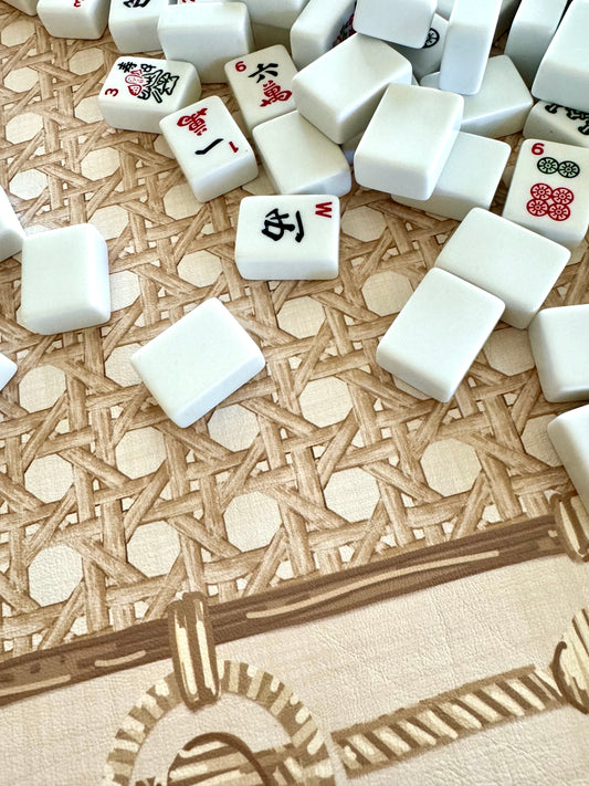 Classic American Mahjong Tile set, WHITE or IVORY