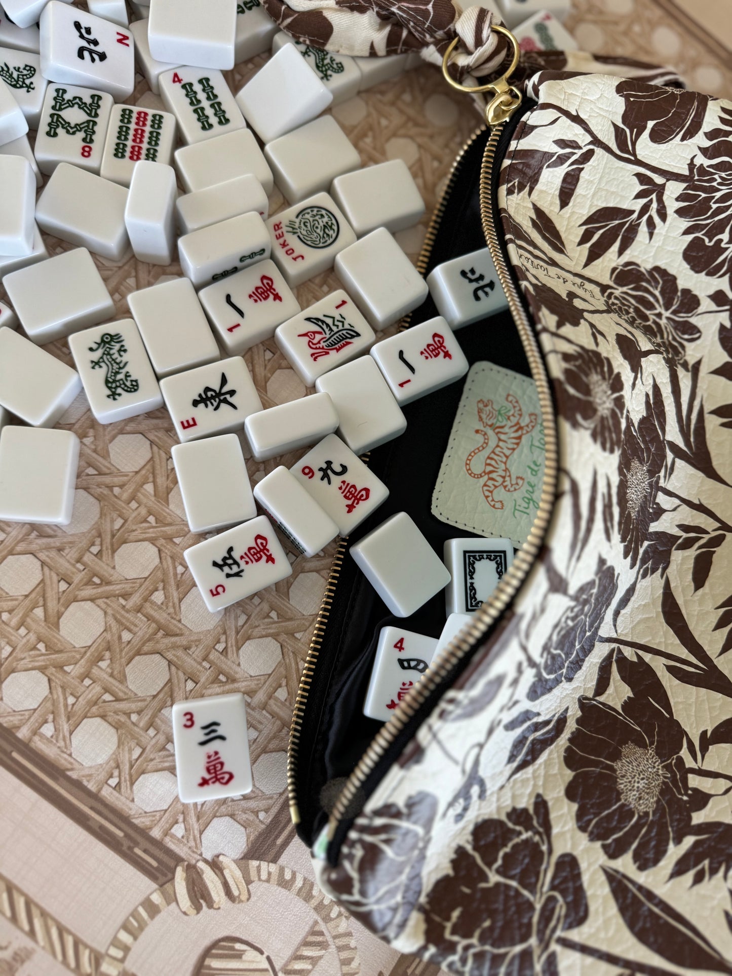 Classic American Mahjong Tile set, WHITE or IVORY