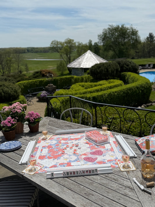 Roomy Leather Pouch, POP ART ROSES — view 5 of 5