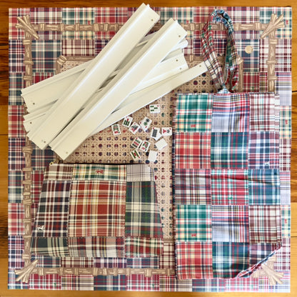Mahjong Gaming Mat, HANDBOOK PLAID — view 2 of 5