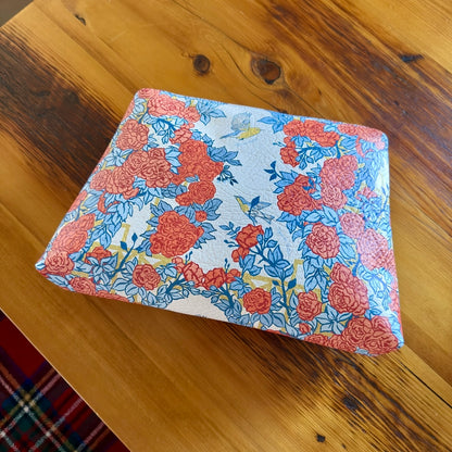 Roomy Leather Pouch, POP ART ROSES — view 2 of 5