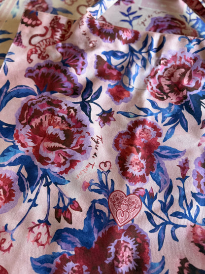 Jumbo Slouchy Denim Tote, CHINOISERIE TARTE — view 2 of 6