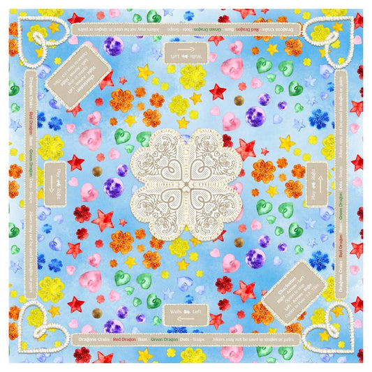 Mahjong Gaming Mat, STICKER BOOK *** RULES EDITION***