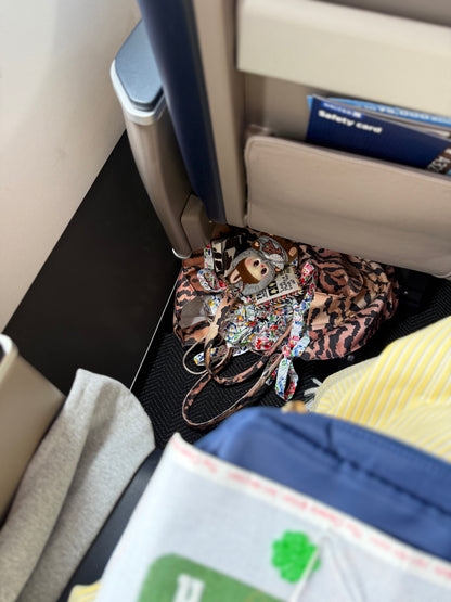 Jumbo Slouchy Denim Tote, EL TIGRE — view 8 of 10