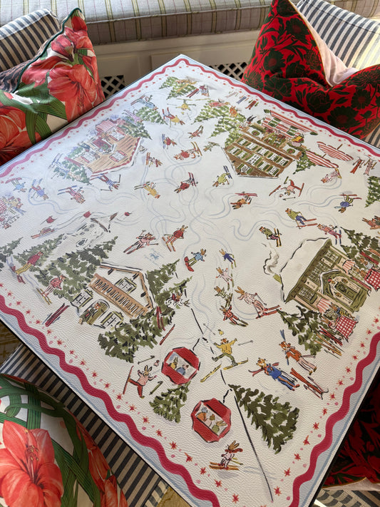 Paige Spearin Square Mahjong Mat, Après Mahj