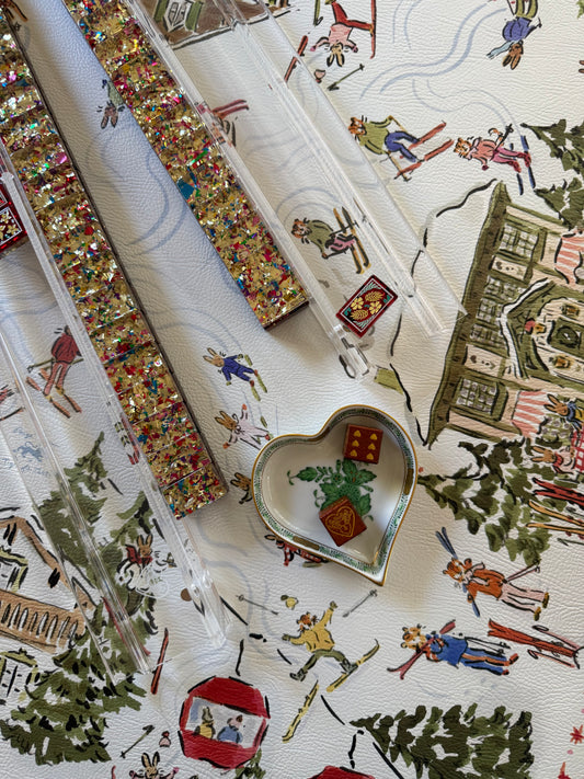 Paige Spearin Square Mahjong Mat, Après Mahj