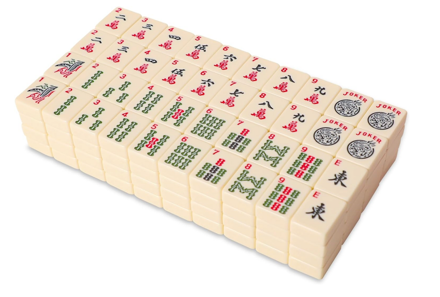 Classic American Mahjong Tile set, WHITE or IVORY