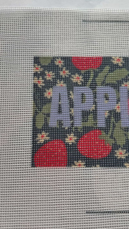 APPLAUSE Needlepoint Canvas – Printed 14 Mesh STRAWBERRIES