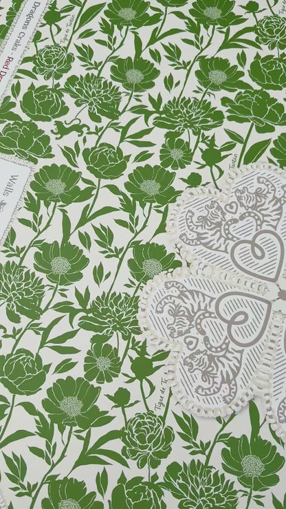 Mahjong Mat, JADE PEONY