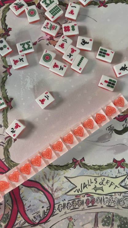 2nd Shipment, Arrives late August: Paige Spearin Mahjong Mat, "Manhattan Holiday" [W/ RULES]