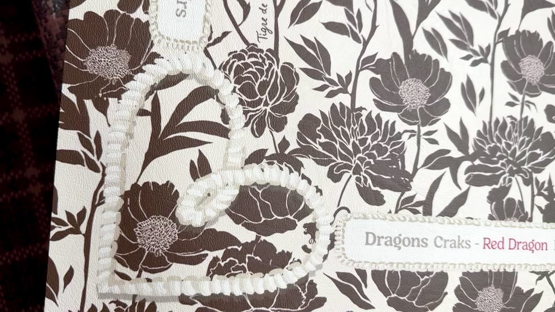 Mahjong Gaming Mat, COCONUT PEONY **RULES EDITION** – Tigre de Tartán