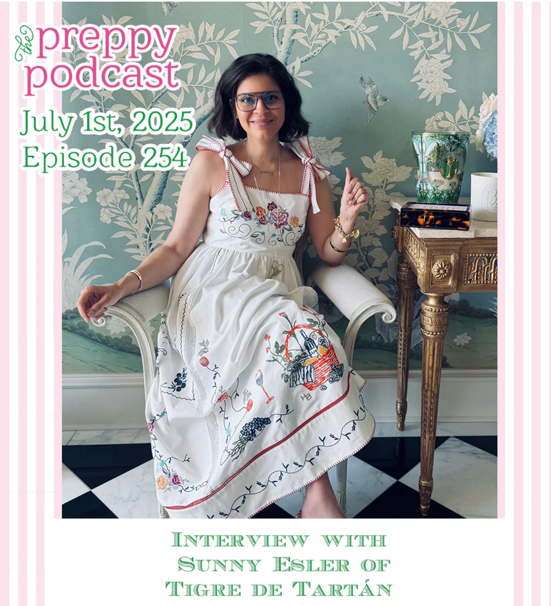 The Preppy Podcast episode 254 artwork: interview with Sunny Esler of Tigre de Tartán, 1 July 2025