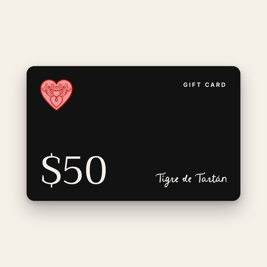 Tigre de Tartán digital gift card, $50